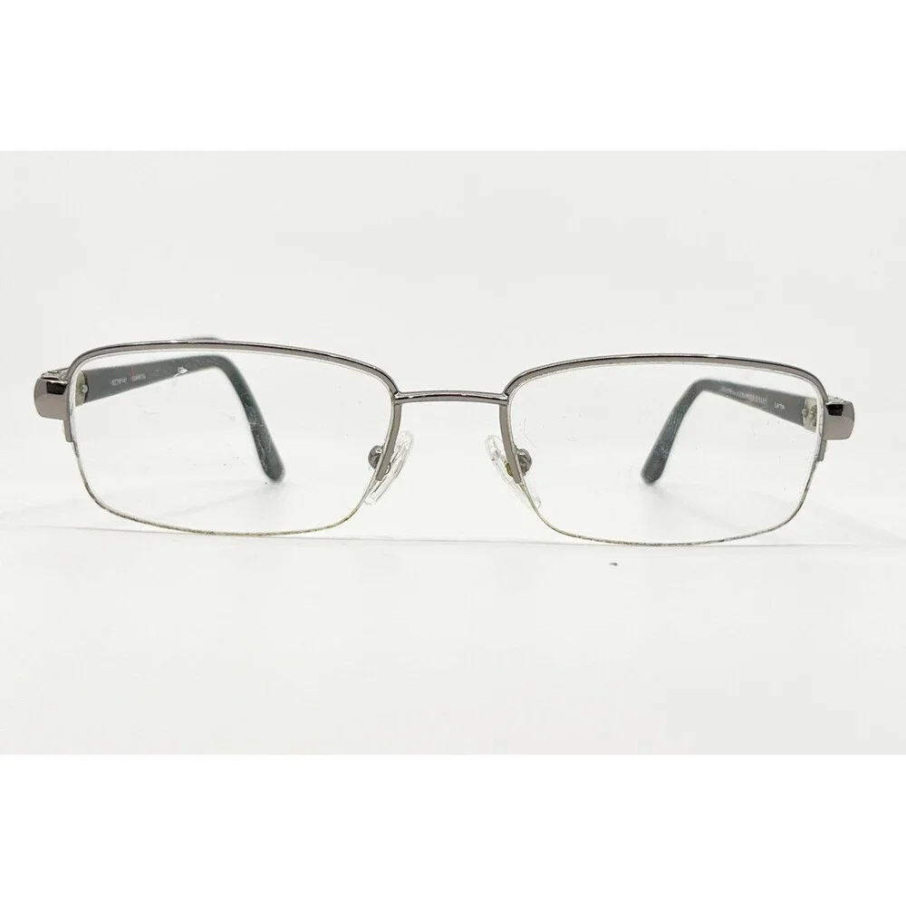 Colours by Alexander Julian Eyeglasses Mens Silver Clayton Rectangular 50-19-140